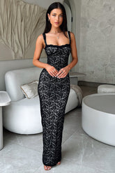 Navala Maxi Dress - Black